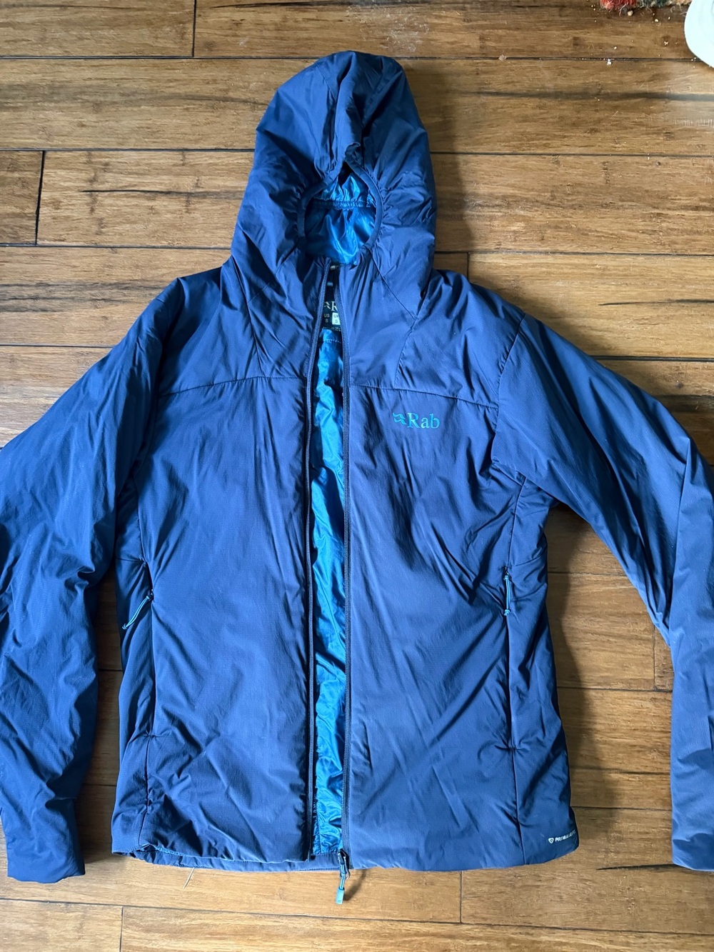 Rab Xenair Alpine Light Jacket- Hooded Insulated, like new
